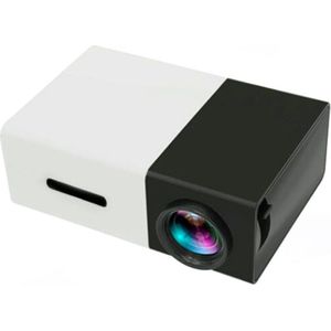 YG300 Zwart-wit Home Draagbare Projector Mini Micro Led Projector Ondersteuning Multi-Languauge Ondersteuning Multimedia Documenten
