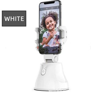 Smartphone Gimbal 360 Rotatie Voor Vlog Video Selfile Record Gezicht Oneindige Rotatie Sport Inception Modus Face Tracking Wit