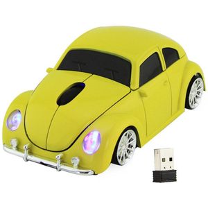 Grappige Auto Vorm Ergonomische Draadloze Muis Met Ontvanger Voor Pc Laptop Gaming Muis Mini Auto Muis Spel Muis 2.4 Ghz