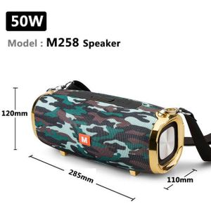 50W 4000mA Bluetooth Speaker Outdoor Draadloze Kolom Usb Music Center Subwoofer 3Dstereo Soundbar Ondersteuning Fm/Tf/aux Caxia De Som