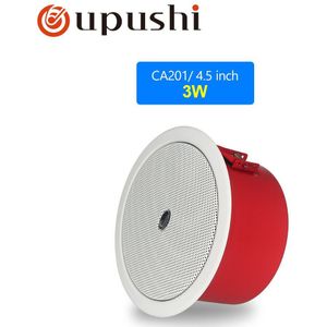 Oupushi CA201 badkamer volledige bereik waterdichte en brandwerende plafond luidspreker kan houden de hoorn in langdurig gebruik L