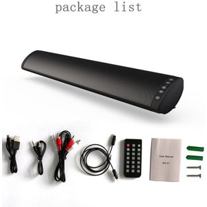 Muur Speaker Home Theater Kamer Luidspreker Voor Computer Voor Tv Draadloze Bluetooth Kolom Subwoofer Soundbar Muziek Center Usb Radio