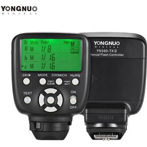 Yongnuo YN560-TX Ii Handleiding Flash Trigger Afstandsbediening Lcd Zender Voor Nikon Dslr Camera Speedlight Ontvanger