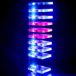 Diy Vu Meter 10 Niveau Kolom Licht Led Professionele Elektronische Crystal Sound Control Muziek Spectrum Voor Home Theater