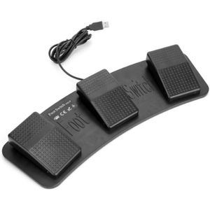 Fs3-P Usb Triple Foot Switch Pedal Control Keyboard Mouse 3 Pedals Simulate Any Key On Keyboard Combination Key Hid Usb Switch