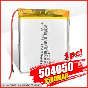 1/2/4 Stuks 3.7V 1500Mah 504050 Lithium Polymer Lipo Oplaadbare Batterij Voor Mp3 Mp4 Gps pad Dvd Diy E-Book Bluetooth