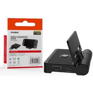 Dobe TNS-19305 Voor Nintendo Switch Hdmi Video Converter Dock Opvouwbare Charging Stand Met Usb-poort 3.0 Console Charger