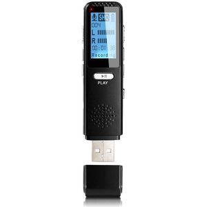 Digital Voice Recorder 8Gb Micro-O Recorders Pen Usb Flash Drive Geluidsopname Apparaat MP3 Speler Met Wav
