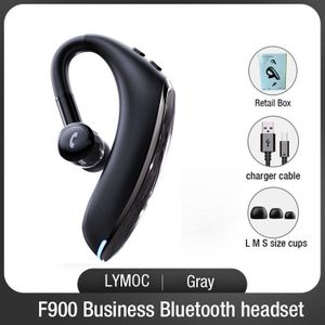 Lymoc F900 Business Bluetooth Oortelefoon V5.0 Draadloze Headsets Grafeen Hoorn 25 Uur Werktijd HD MIC Handsfree voor iPhone Xiaomi
