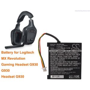 Cameron Sino 600Mah Batterij 533-000018, F12440097, L-LY11 Voor Logitech G930, Gaming Headset G930, headset G930, Mx Revolution