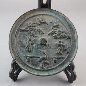 Fijne antieke bronzen spiegel van de Han-dynastie