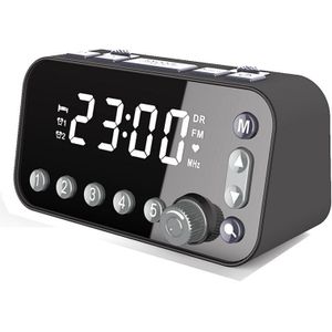 Nachtkastje Digitale Wekker Led Klok Met Dual Usb Dab/Fm Radio Dual Wekker Instellen Auto Power Off voor Office Home