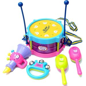 Educatief Speelgoed Baby-Muziekinstrumenten Rammelaars Bells Handbells Kids Early Learning Rammelaar Kerst