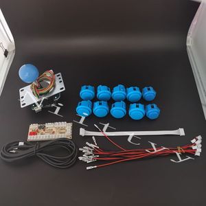 Originele Joystick Diy Kit Nul Vertraging Arcade Diy Kit Usb Encoder Kopie Sanwa Push Knoppen Voor Arcade Mame Naar Pc PS3