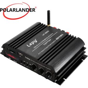 Uitgangsvermogen Versterker 2X45W Rms 2 Kanalen Usb MP3 Sd Mmc Fm Hi-Fi Mini Auto Auto Voertuig Versterker Zonder Power kabel