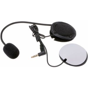 Microfoon Luidspreker Zachte Kabel Headset 3.5Mm Jack Plug Geen Clip Voor V4 V6 Motorhelm Bluetooth Interphone Intercom Headset