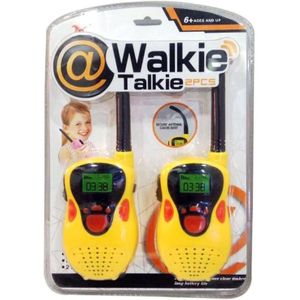 2 Stuks 80-100 M Kinderen Walkie Talkies Security Oppervlak Schurende Textuur Handheld Radio Elektronische Kids Educaton Speelgoed