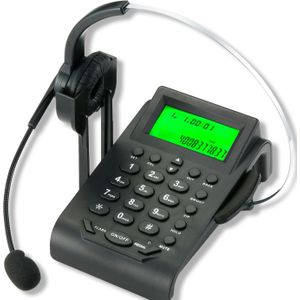 Draadgebonden Telefoon Handsfree Headset Telefoon Noise Cancelling Telefoon Headset Met Microfoon Voor Call Center En Telemarketing
