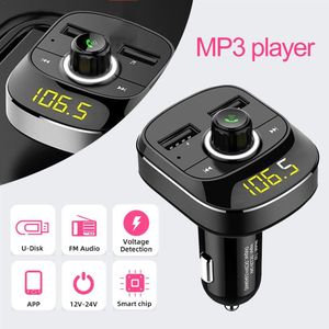 Auto MP3 Speler Bluetooth Fm-zender Kit Handsfree 3.1A Dual Usb Car Charger Smart MP3 Speler Dual Usb opladen