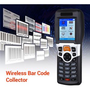 Draadloze Barcode Scanner Collector Draagbare Data Terminal Inventaris Apparaat USB Barcode Scanner 1D PDT met TFT Kleuren Lcd-scherm