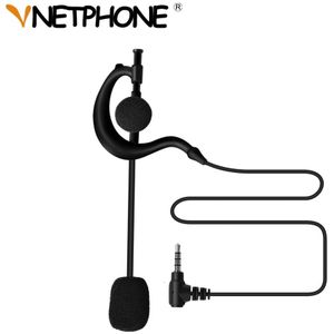 Scheidsrechter Oorhaak Hoofdtelefoon 3.5mm poort Headset Microfoon voor Vnetphone V6 V4 FBIM Motorfiets Bluetooth Intercom Interphone