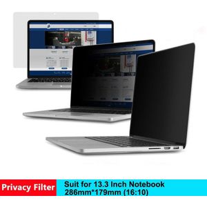 13.3 Inch (286mm * 179mm) HUISDIER Privacy Filter Screen Beschermfolie voor 16:10 Laptop Notebook Anti-glare Screen Protector