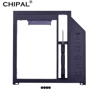 Chipal Plastic Sata 3.0 2nd Hdd Caddy 9.5 Mm Voor 2.5 ""Ssd Case Hdd Behuizing Voor Apple Macbook (pro Air) superdrive Optibay