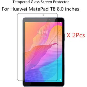 2 stuks Voor Huawei MatePad T8 8.0 inches Gehard Glas Screen Protector T 8 8 &quot;Tablet Beschermfolie Voor kobe2-L03 KOB2-L09