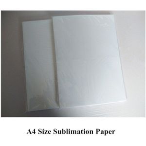 100 stuks/partij A4 Sublimatie Papier met Sublimatie Inkt Inkjet Printer Overdrachtsnelheid Mok, Glas Rock Voor Warmte Persmachine