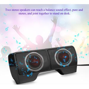 Draagbare Laptop/Computer/Pc Speaker Subwoofer Usb Soundbar Soundbar Stok Muziekspeler Speakers Voor Tablet