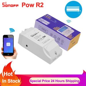 Sonoff Pow R2, smart Home Draadloze Wifi Schakelaar Real Time Energy Monitor Watt Meter 15A Op/Off Switch Werken Met Alexa Google thuis