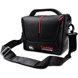 Fosoto Dslr Camera Tas Mode Digitale Foto Video Camera Case Waterdichte Schoudertas Voor Sony Canon Nikon Dslr Camera En lens