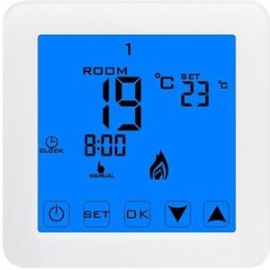 Thermoregulator Lcd Touch Screen Kamerthermostaat Thermostaat Voor Elektrische Verwarming Floor