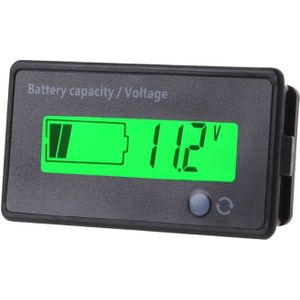 12V-84V Lood-zuur Batterij Capaciteit Indicator Voltage Meter Voltmeter Lcd Monitor