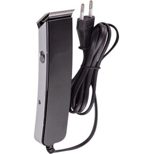 Tondeuse Plug-In Elektrische Push-Clipper Kapper Huishoudelijke Mini Kapper Scheerapparaat Baard Snijden Machin Eu Plug (zwart)