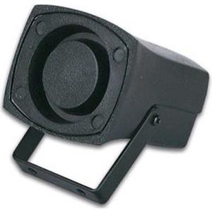 Micro Sirene 6-12V - 120dB - Zwart - voor Veiligheidssystemen