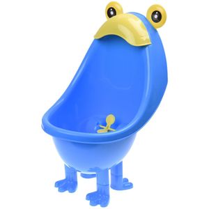 Shgo -Baby Jongens Urinoir Potje Traing Stand Verticale Urinoir Groef Met Grappige Gericht Doel (Blauw)
