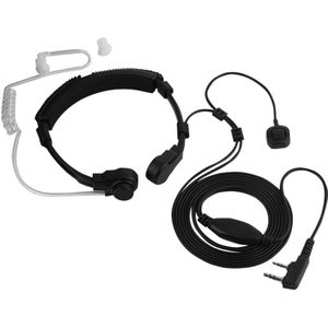Keel Microfoon Keel Trillingen Headset Hoofdtelefoon Voor Baofeng UV-5R UV-B5 UV-B6 BF-888S Walkie Talkie Oortelefoon Headset