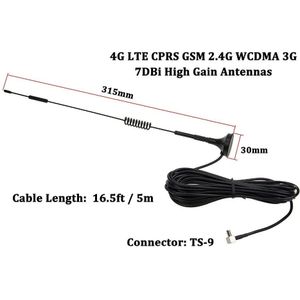 Sierra Wireless AT & T Mobile Hotspot Elevate 4g externe antenne & antenne adapter kabel 5dbi