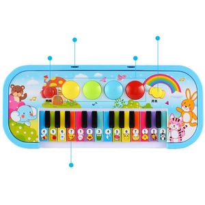 Baby Vroegschoolse Onderwijs Puzzel Piano Muziek Speelgoed Kinderen Multifunctionele 24 Sleutel Snoep Toetsenbord