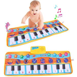 OCDAY 80x28 CM Baby Pianomuziek Deken Muzikale Tapijt Mat Vroegschoolse Educatief Speelgoed Baby Kids Play Mat Baby Speelgoed