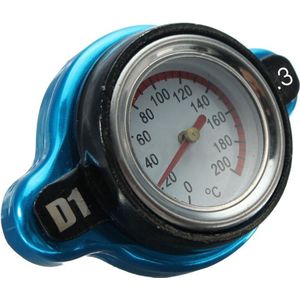 Universele Auto 1.3 Bar Thermostatische Radiator Cap Cover Water Temperatuurmeter