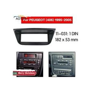 Radio Facia Voor 1995-2005 Peugeot 406 1DIN Dvd-speler Fascia Car Stereo Radio Installatieprocedure Dash
