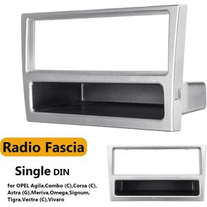 1 Din Autoradio Radio Dvd-speler Fascia Panel Plate Frame voor OPEL Agila Tigra Astra Voor Corsa voor Omega voor Signum voor Vectra
