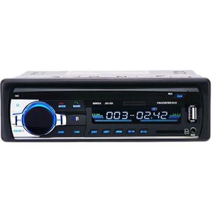 Novel-12V Auto Stereo Fm Radio Mp3 Speler O Ondersteuning Bluetooth Telefoon Met Usb / Sd Mmc Poort Auto Elektronica Gebouwd-In 1 Din