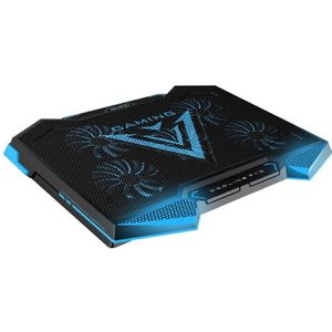 Laptop Cooling Pad Notebook Hoogte Verstelbare Vijf Fan Twee Usb Led Light Accessoires Voor 12-17Inch Gaming laptop Koeler