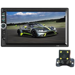 2 Din Auto MP5 Speler Bluetooth 7 Inch Lcd Druk Screen Multimedia Autoradio Ondersteuning Achteruitrijcamera 7018B