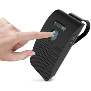 Draadloze Auto V5.0 Bluetooth Handsfree Carkit Draadloze Bluetooth Speaker Telefoon Zonneklepclip Speakerphone