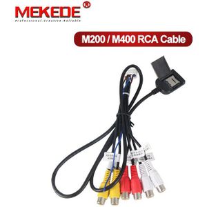 Mekede Auto Lijn Out Adapter Rca Mini Iso Rca Aux-In Adapter Kabel Voor Blau-Punkt Grundig Vdo cd Speler