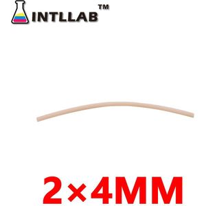 INTLLAB 2 × 4mm BPT Buis Flexibele 1 Meter Food Grade Transparante Flexibele Siliconen Buis Diameter Flexibele Siliconen Buis